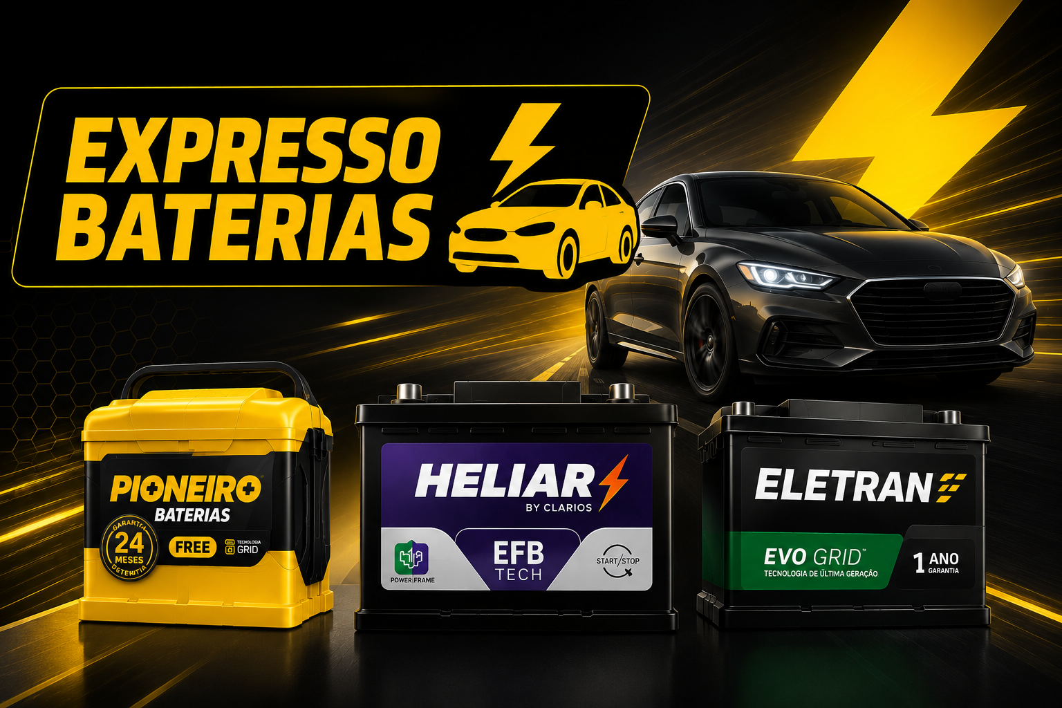 Bateria automotiva Expresso Baterias